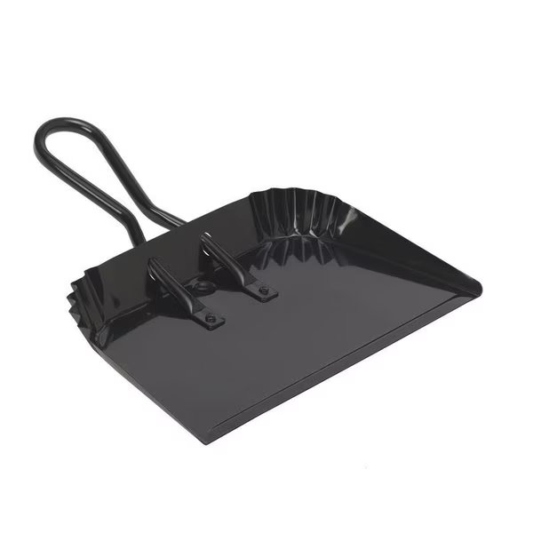 DUST PAN METAL BLK 17
